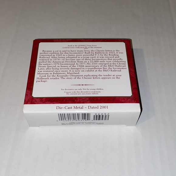 Hallmark Keepsake Ornament Lionel Chessie Steam Special Locomotive Ornament - Picture 2 of 12
